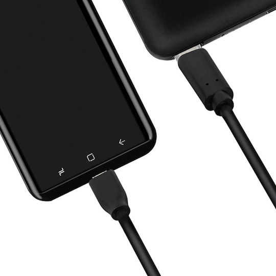 LogiLink USB 2.0 Cable USB-C male - micro USB-A Black 1m (CU0197)