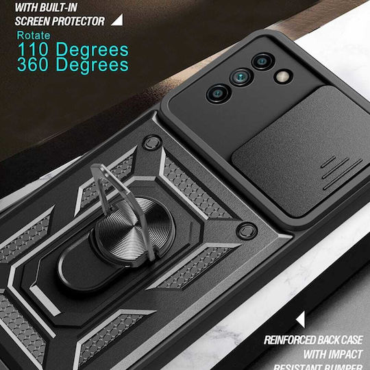 Techsuit Camshield Series Back Cover Πλαστικό / Σιλικόνης Μαύρο (Nokia G22)