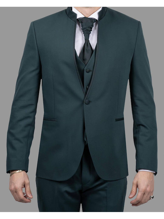 Dezign Men's Suit Green