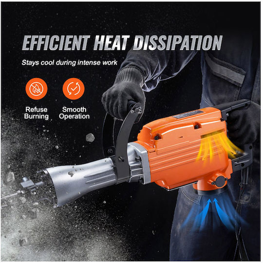 Vevor Κρουστικό Κατεδαφιστικό Ρεύματος 2200W με Υποδοχή HEX DXDHYCPZJZKJ1XQ8GV2