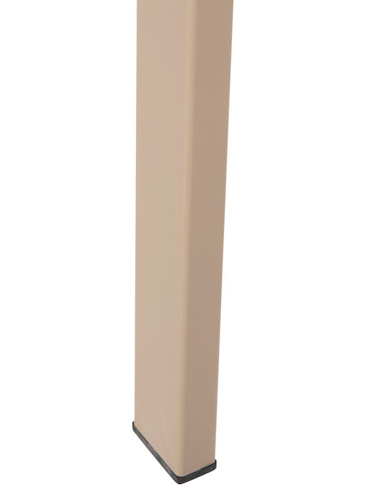 Gartenstühle Aluminium Champagner 55x52x86cm