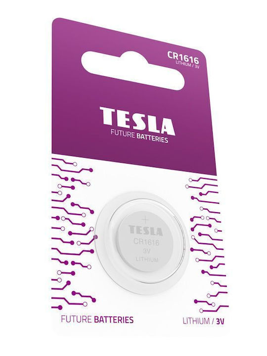 Tesla Batteries Lithium Watch Battery CR1616 3V 1pcs