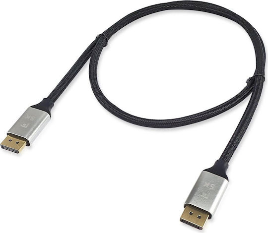 Equip Cable DisplayPort male - DisplayPort male 1.4m Μαύρο (119266)