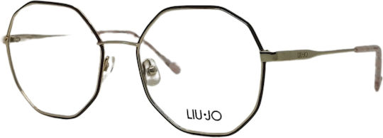 Liu Jo Women's Metal Prescription Eyeglass Frame Burgundy LJ2131-710