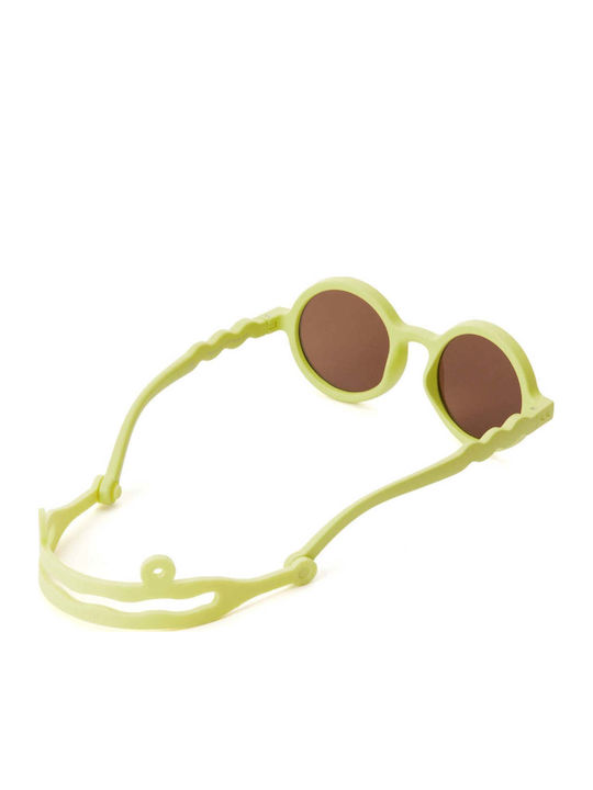 Olivio & Co Στρογγυλά Παιδικά Γυαλιά Ηλίου με Polarized Φακό Κίτρινα
