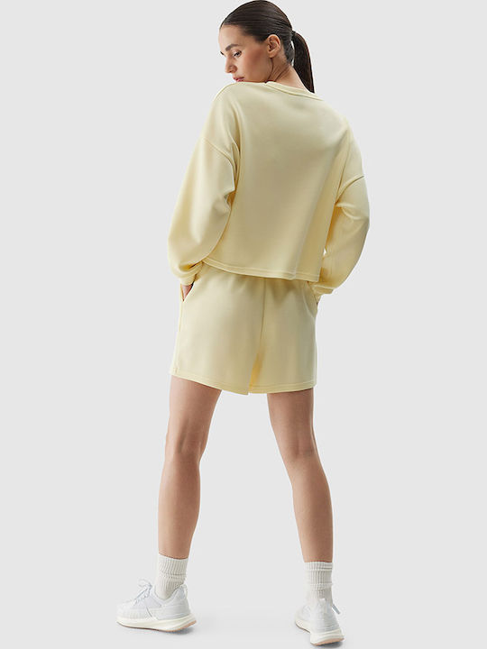 4F Women's Activewear Shorts Yellow