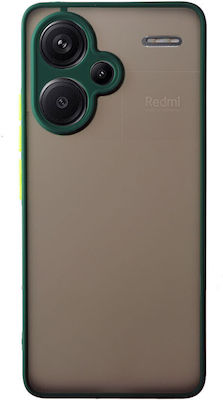 Lime Hardshell Fusion Full Camera Protection Back Cover Plastic / Silicone Durable Green (Redmi Note 13 Pro+)