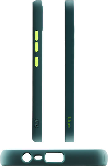 Lime Hardshell Fusion Full Camera Protection Back Cover Plastic / Silicone Green (Redmi Note 13 Pro+)