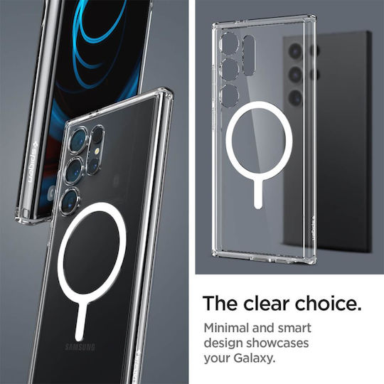 Spigen Ultra Hybrid MagFit Back Cover Πλαστικό 2mm Λευκό (Galaxy S24 Ultra)
