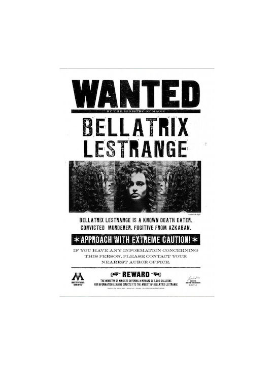 Αφίσα Harry Potter Bellatrix Wanted 61x90cm Αφίσα Harry Potter Bellatrix Wanted 61x90cm