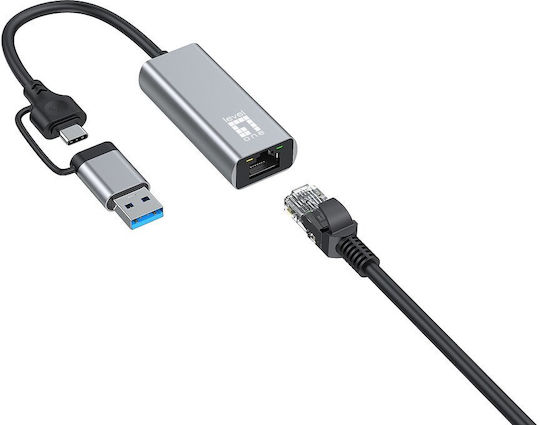 Level One USB-0423 USB Network Adapter for Wired Connection Ethernet