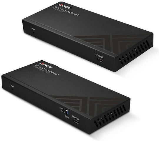 Kvm Switch Lindy 150m Cat.6 Displayport &usb Hdbaset Ext Ir/rs232