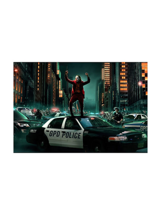 Αφίσα Joker Dancing On Cop Car 90x61cm Αφίσα Joker Dancing On Cop Car 90x61cm