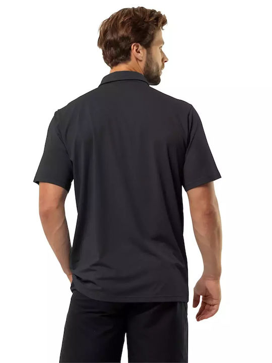 Jack Wolfskin Men's Blouse Polo Black