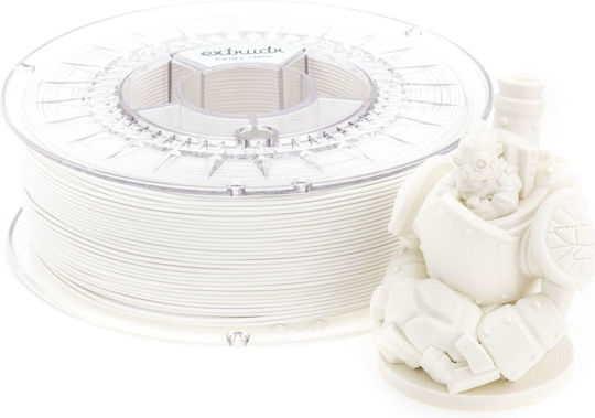 Extrudr PLA 3D Printer Filament 1.75mm Λευκό 1kg 1τμχ (Spool)