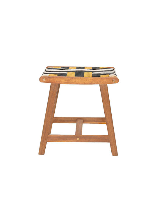 Taburet Din Lemn Pentru Exterior Verano Multicolor 40x45x45cm
