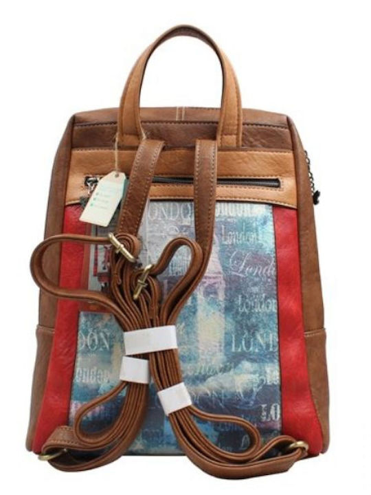 Janet & Janet Damen Tasche Rucksack Mehrfarbig