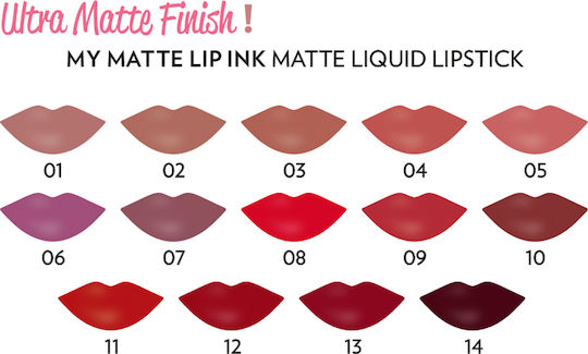 Golden Rose My Matte Lip Ink Flüssig Lippenstift Matt 07 5gr