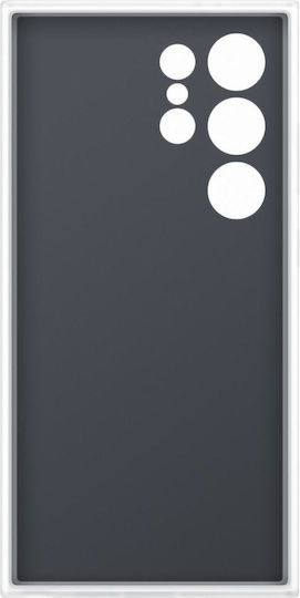 Samsung Umschlag Rückseite Silikon Weiß (Galaxy S24 Ultra)