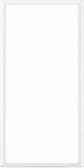 Samsung Umschlag Rückseite Silikon Weiß (Galaxy S24 Ultra)