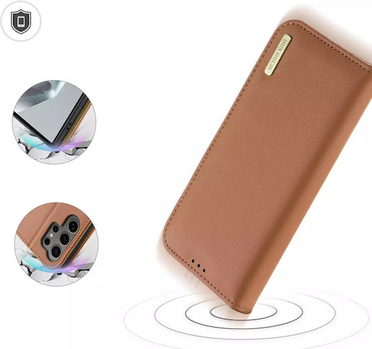 Dux Ducis Hivo Back Cover Leather Brown (Galaxy S24 Ultra)