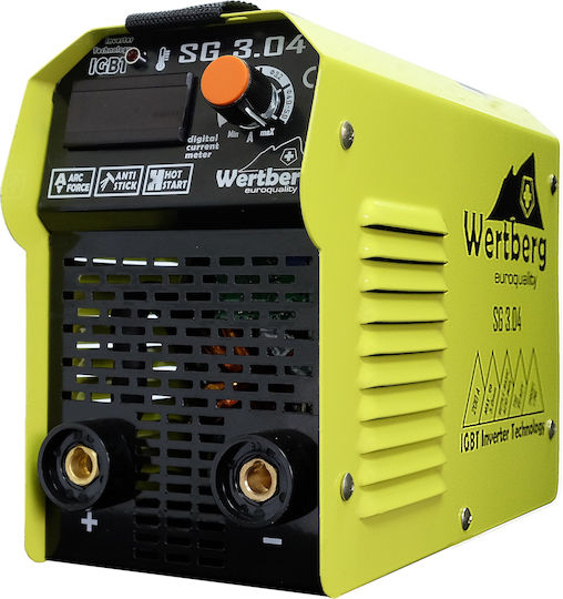 Harder & Steenbeck Електрожен Inverter TIG с Максимален Ток на Заваряване 200Спецификация и Работен Цикъл 20%