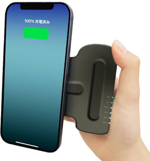Veger W0569 SnapCam Solar MagSafe Power Bank 5000mAh 5W with USB-C Port Quick Charge 3.0 Black