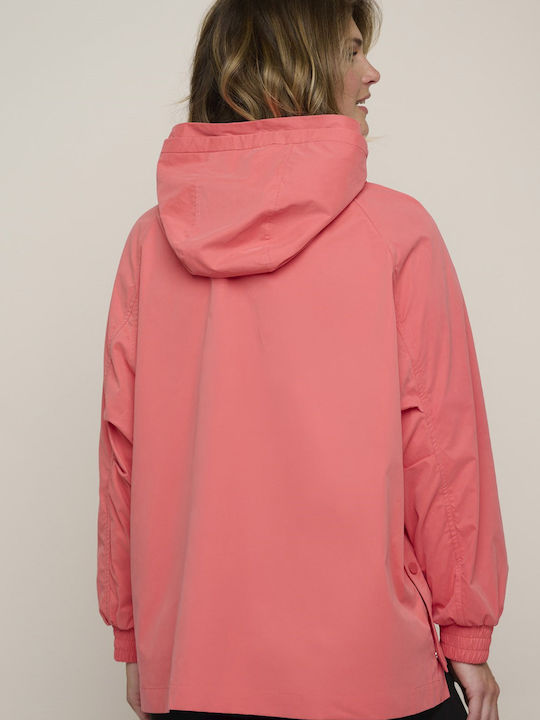 Rino&Pelle Women's Short Lifestyle Jacket for Winter Coral