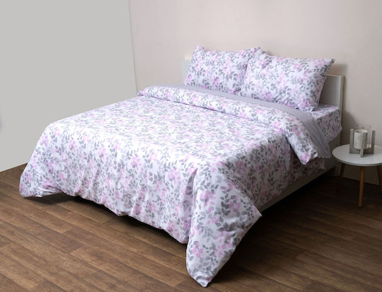 Anna Riska Sheet Sets Single 160x270cm. Premium 5008 Gray 3pcs