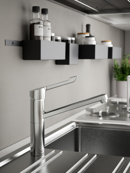 Ideal Standard Ceraflex Μπαταρία Κουζίνας Πάγκου Ασημί