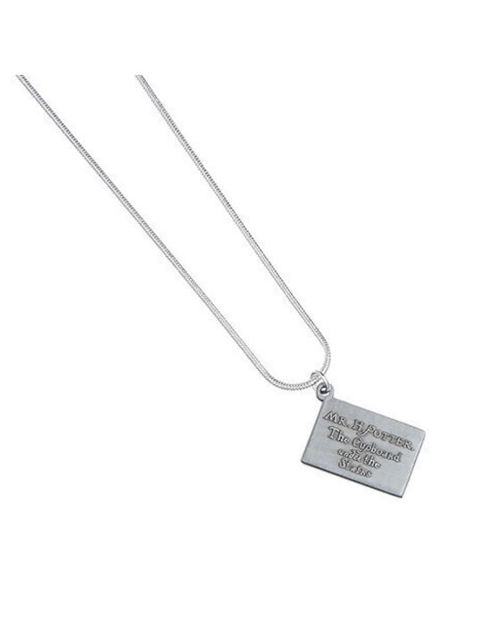 Harry Potter Hogwarts Acceptance Letter Silver Plated Pendant Necklace