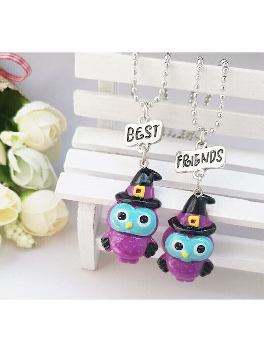 Set 2 Pendants Pendants Best Friends Bff Bufnite Bff553