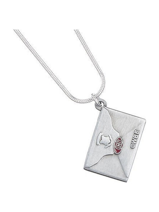Harry Potter Hogwarts Acceptance Letter Silver Plated Pendant Necklace