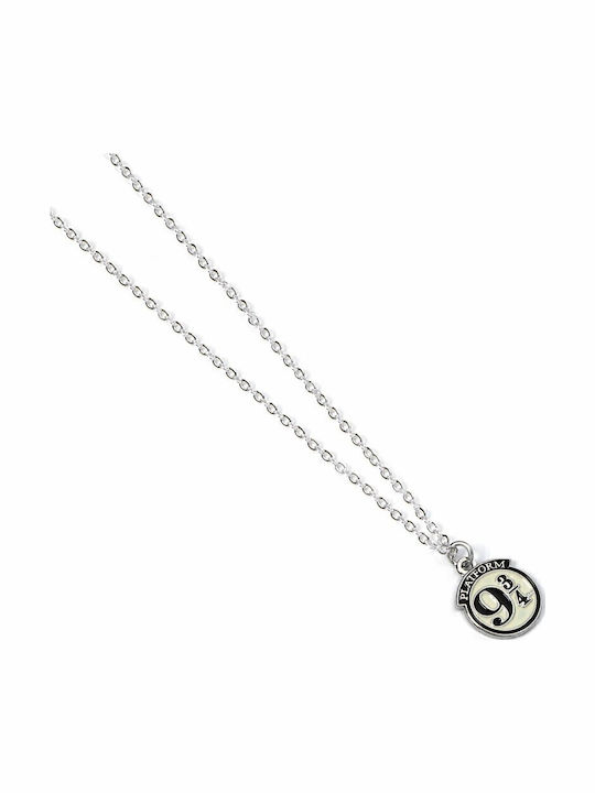 Harry Potter Platform 9 3/4 Pendant Pendant Chain Silver Plated Ewnx0011
