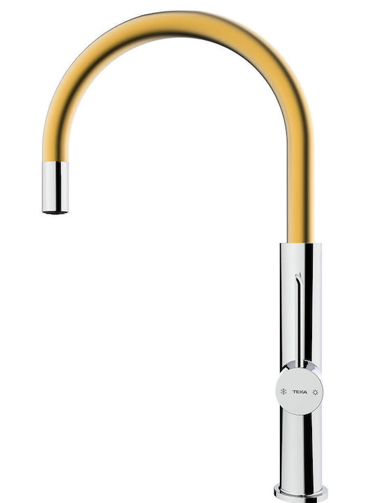 Teka Fot 995 Tall Kitchen Faucet Counter Silver