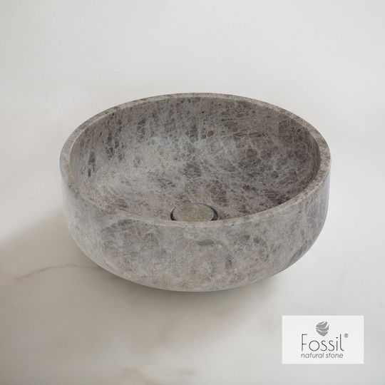 Fossil Thalo Deasupra Blatului Chiuvetă marmură 39x39x14cm