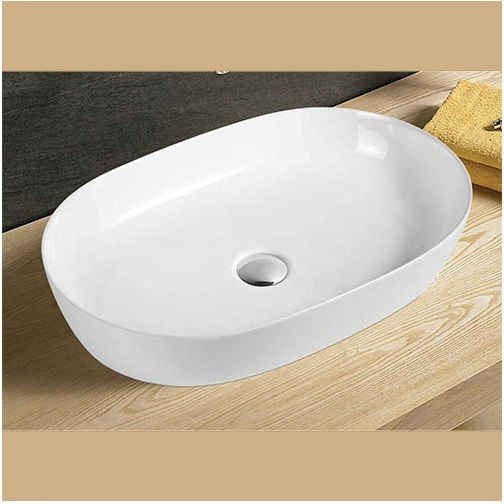 KLP Stella Deasupra Blatului Chiuvetă Porțelan 51x41x13.5cm Alb