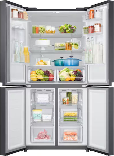 Samsung Side-by-Side Kühlschrank 488Es NoFrost H179.3xB83.3xT74cm. Schwarz RF48A401EB4/EF