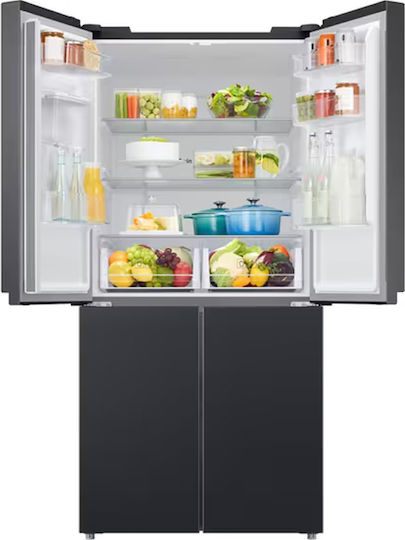 Samsung Side-by-Side Kühlschrank 488Es NoFrost H179.3xB83.3xT74cm. Schwarz RF48A401EB4/EF