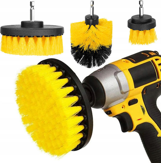 Plastic Drill Cleaning Brush Black