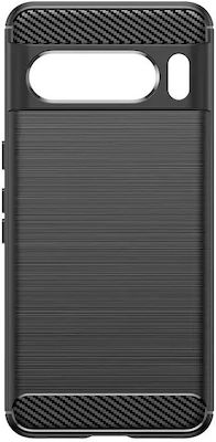 Hurtel Carbon Back Cover Silicone Durable Black (Google Pixel)