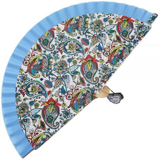 Fan Fan Lachuria Floral 23cm Holz