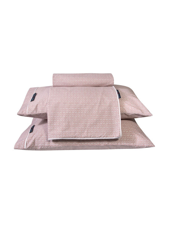 Greenwich Polo Club Sheet Sets King Size 260x280cm. Essential 2185 Pink 4pcs