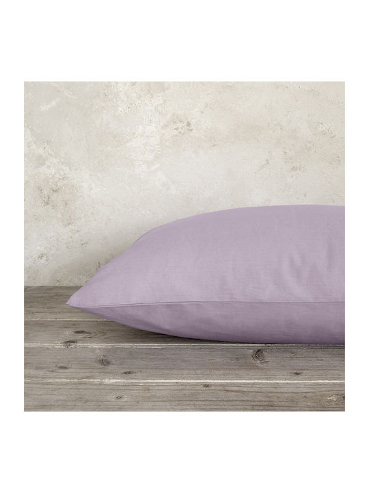 Nima Sheet Super-Double with Elastic 165x205+35cm. Unicolors 32889 Pale Mauve