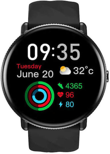 Zeblaze GTR 3 Pro Smartwatch with Heart Rate Monitor (Black)