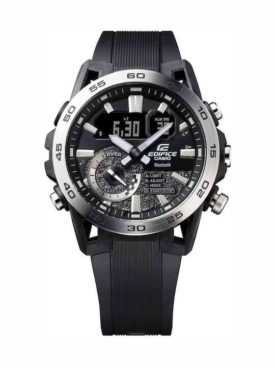 Casio Edifice Ρολόι Μπαταρίας με Καουτσούκ Λουράκι Casio Edifice Ρολόι Μπαταρίας με Καουτσούκ Λουράκι