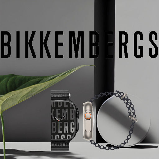Bikkembergs BK15-3 Small Aluminium Smartwatch with Heart Rate Monitor (Silver Metallic Bracelet)
