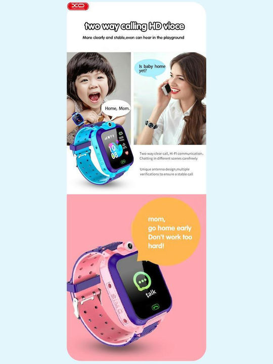 XO Kids Smartwatch H100 Kids with Blue Camera