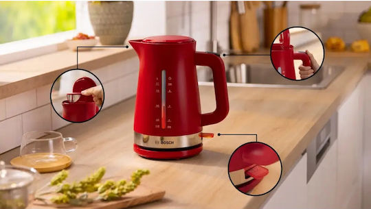 Bosch Mymoment Kettle 1.7lt 2400W Red