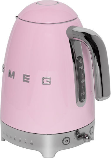 Smeg Βραστήρας 1.7lt 2400W Ροζ